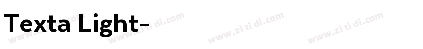 Texta Light字体转换